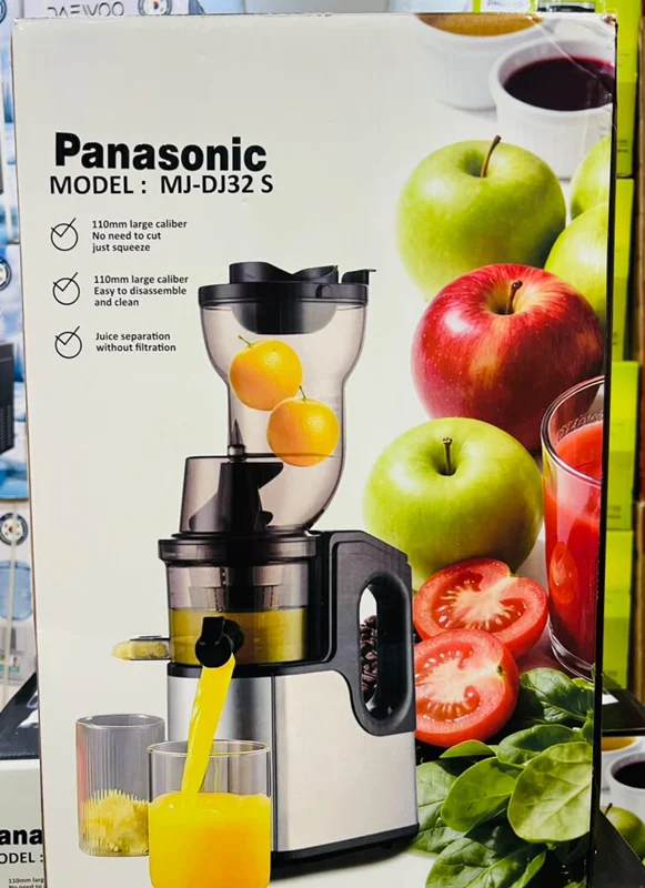 عصاره گیر پاناسونیک ژاپن مدل DJ-32S قدرت 1200 وات با قطر دهانه 110 میلی متری